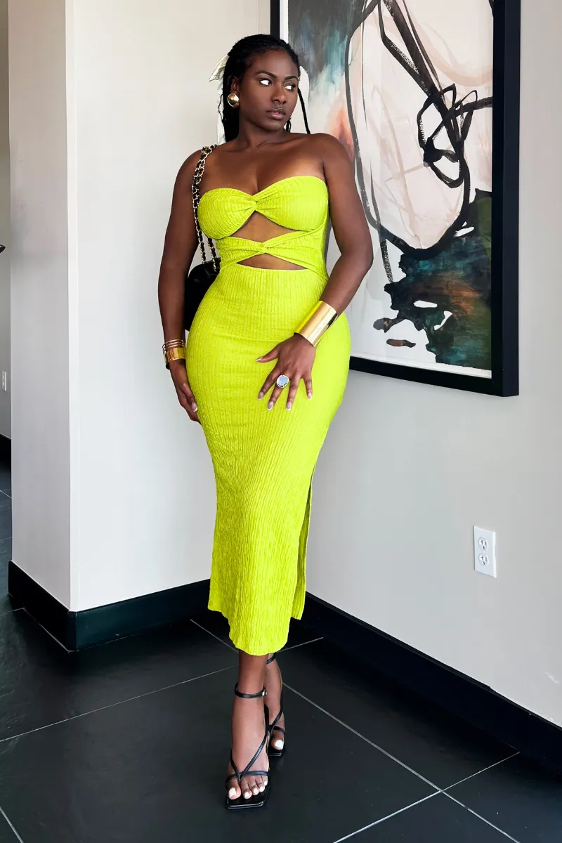 💚 NEON EXCLUSIVE TUBE BODYCON | DRESS