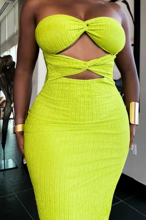 💚 NEON EXCLUSIVE TUBE BODYCON | DRESS