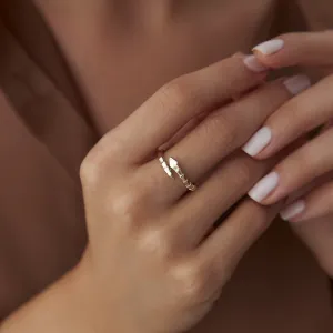 14k Gold Snake Ring