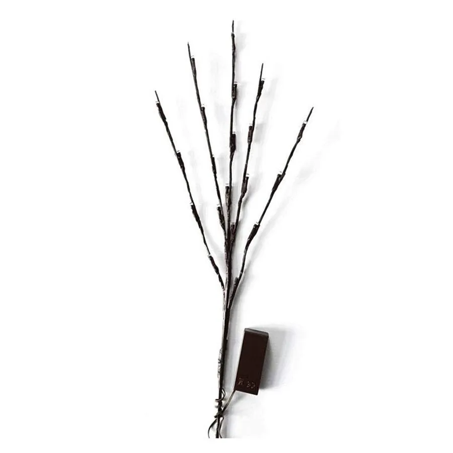 20 Bulbs LED Willow Branch Lamp Battery Powered Decorative Light