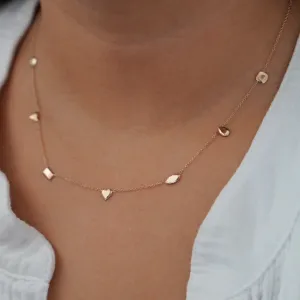 7 Carat Gem Necklace - Solid 14kt