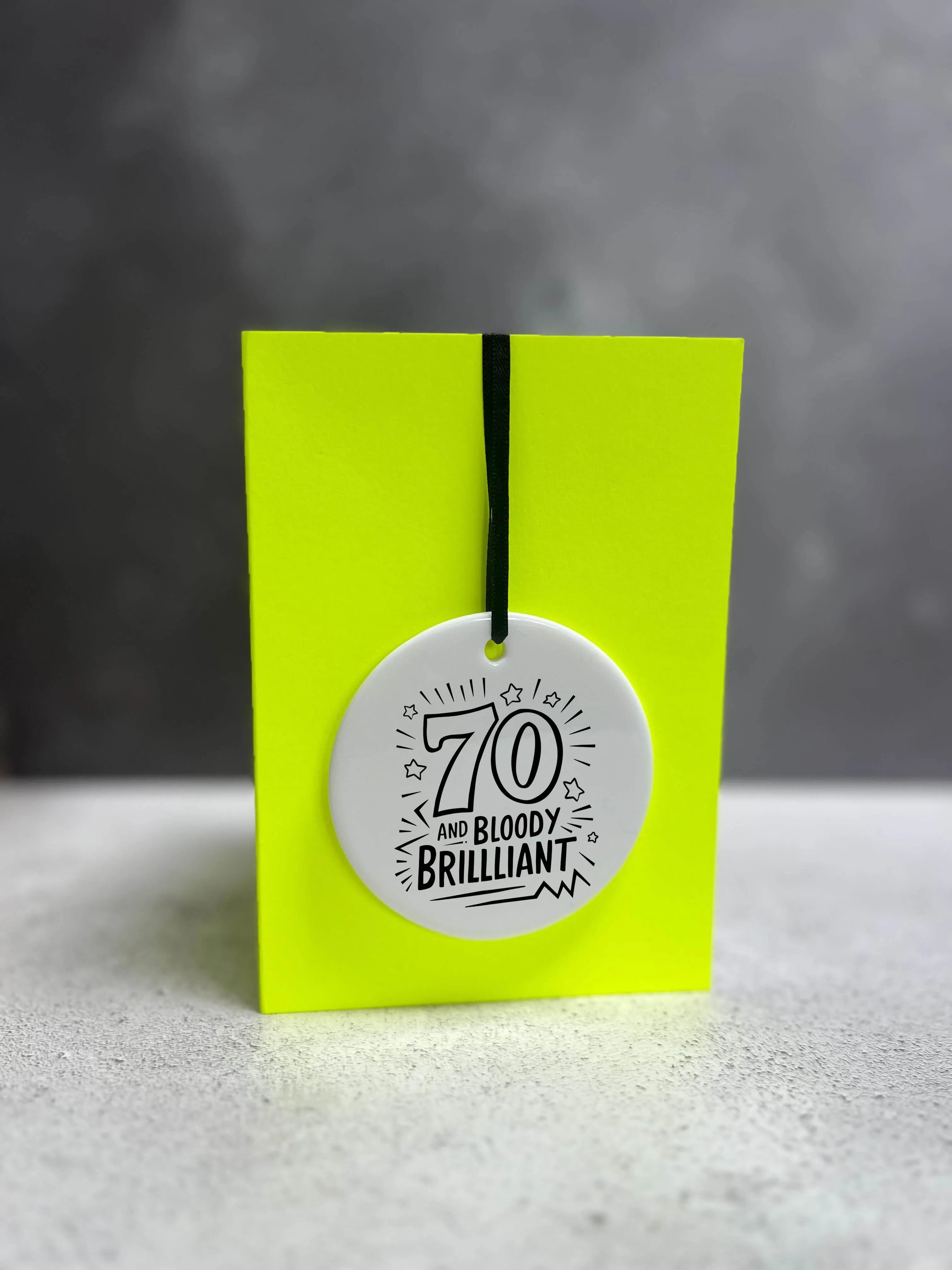 70 Brilliant | Cheeky Charm Birthday Card