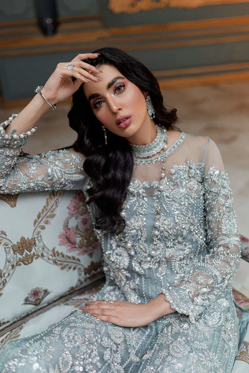 Adela (3 Piece) | Mushq Tuscany RTW Luxury Formals 2022 |  Stitched Luxury Organza Suits