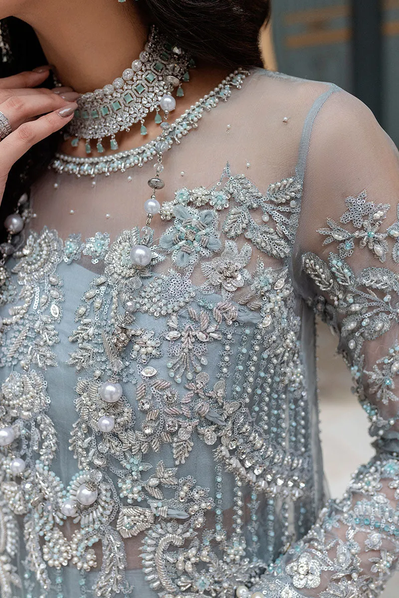 Adela (3 Piece) | Mushq Tuscany RTW Luxury Formals 2022 |  Stitched Luxury Organza Suits
