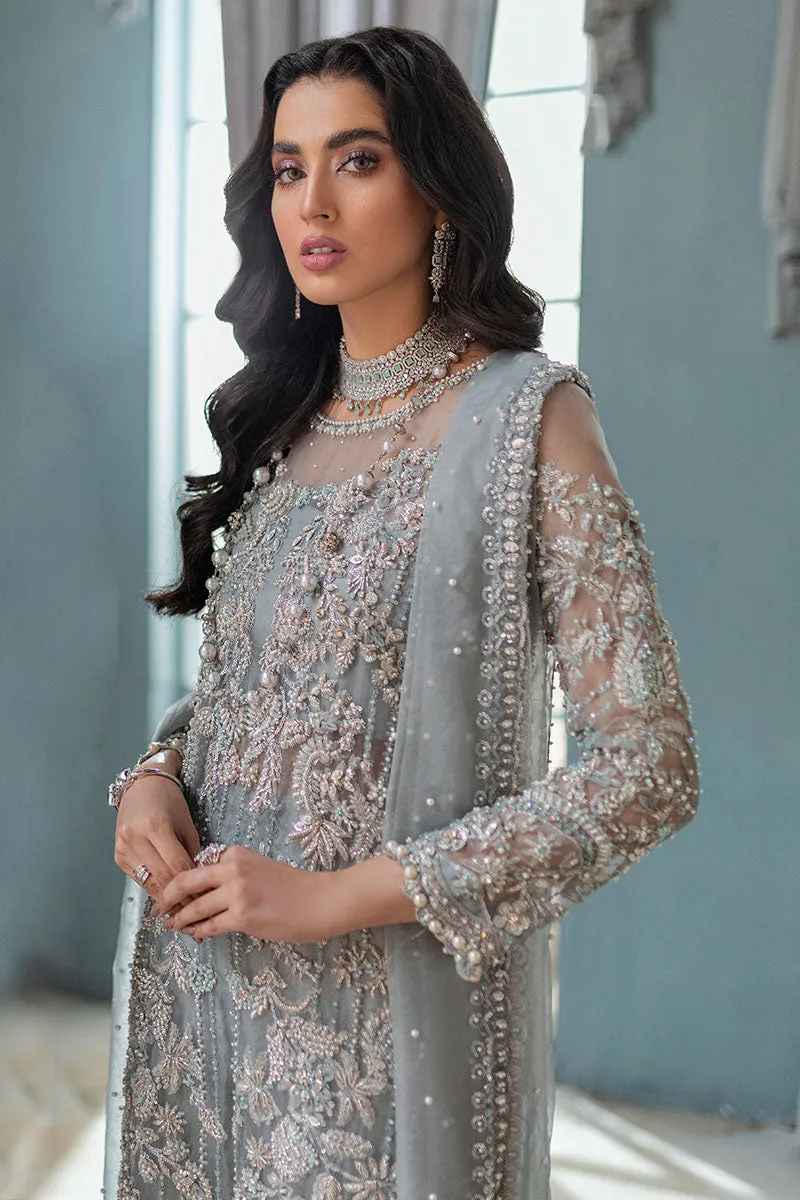 Adela (3 Piece) | Mushq Tuscany RTW Luxury Formals 2022 |  Stitched Luxury Organza Suits