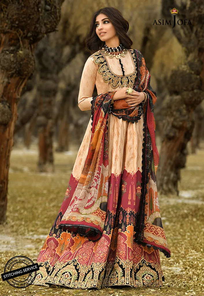 AJSL-20 | Asim Jofa Shehr-e-Yaar Luxury Lawn Collection 2022 | Unstitched Embroidered Lawn Suits