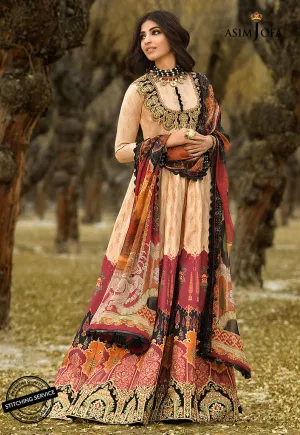 AJSL-20 | Asim Jofa Shehr-e-Yaar Luxury Lawn Collection 2022 | Unstitched Embroidered Lawn Suits