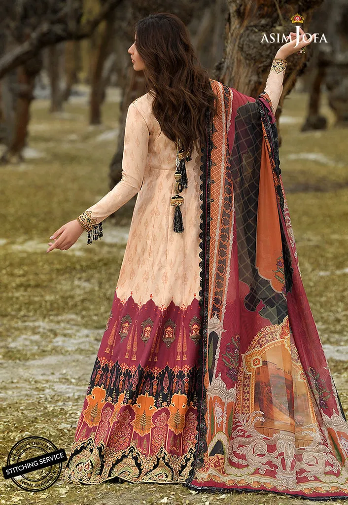 AJSL-20 | Asim Jofa Shehr-e-Yaar Luxury Lawn Collection 2022 | Unstitched Embroidered Lawn Suits