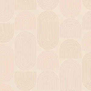 All is Well Concentric Fields in Sweet Cream by AGF Studio