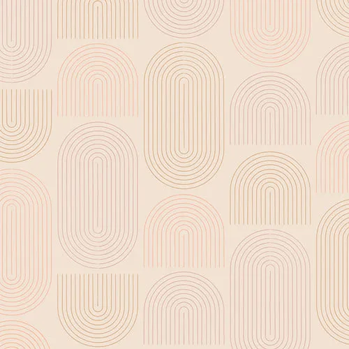All is Well Concentric Fields in Sweet Cream by AGF Studio