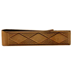 American Art Deco 14 Karat Yellow Gold Tie Clip