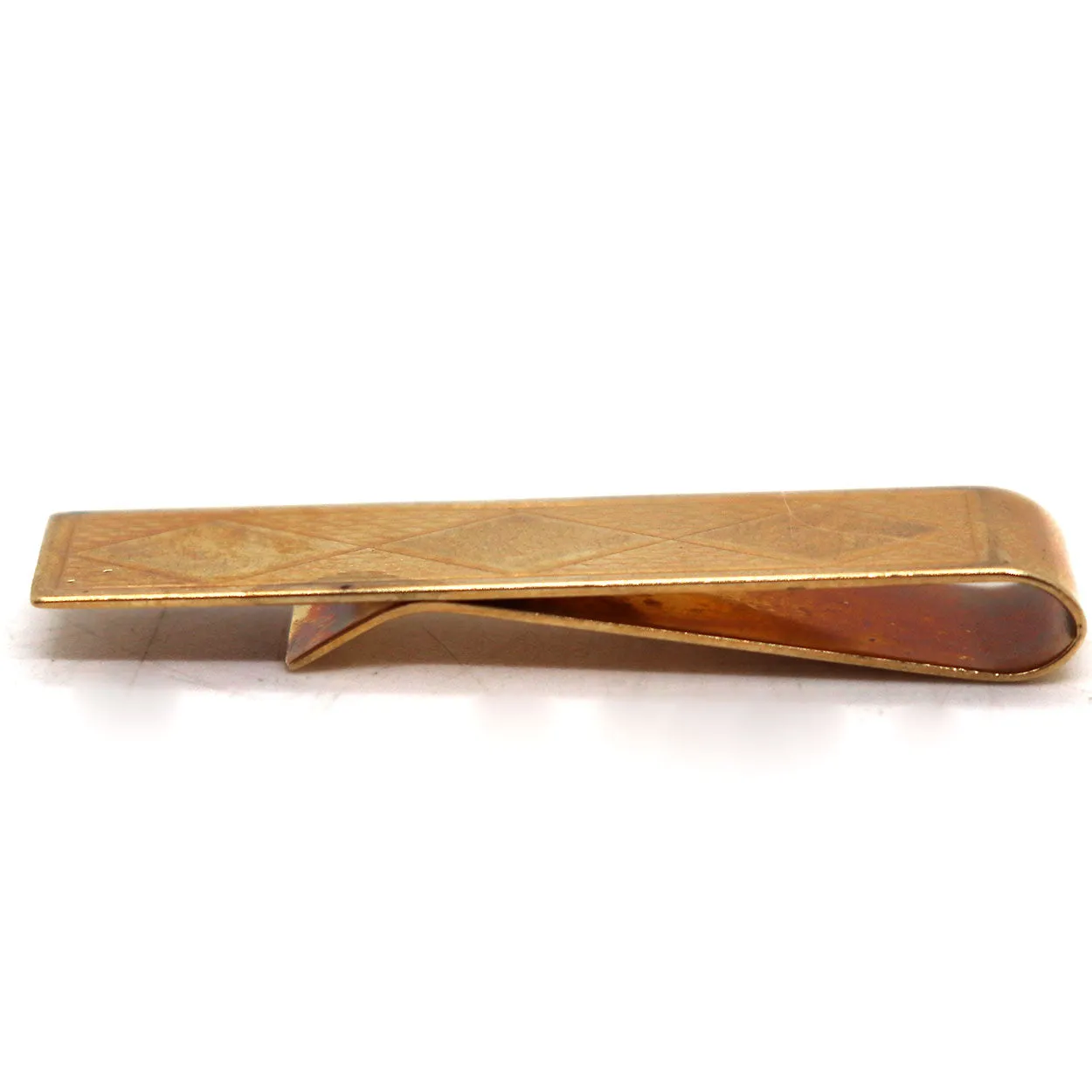 American Art Deco 14 Karat Yellow Gold Tie Clip
