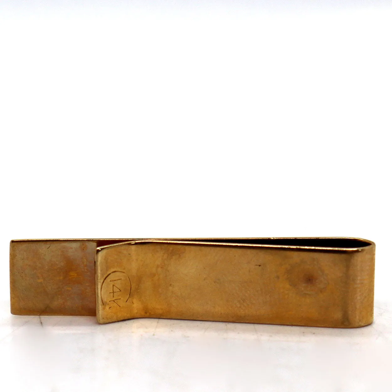 American Art Deco 14 Karat Yellow Gold Tie Clip