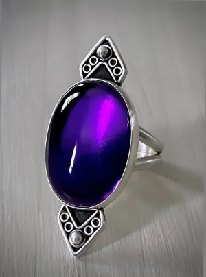 Amethyst Art Deco Ring
