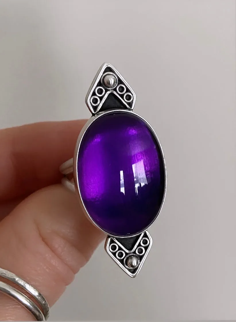 Amethyst Art Deco Ring