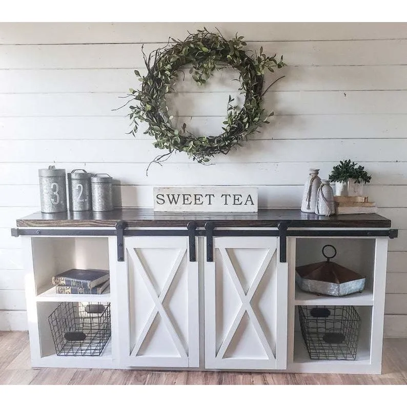Anastasia Farmhouse entertainment console