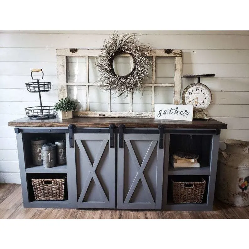Anastasia Farmhouse entertainment console