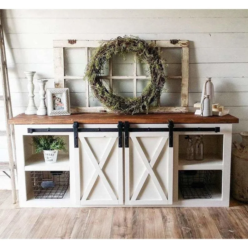 Anastasia Farmhouse entertainment console