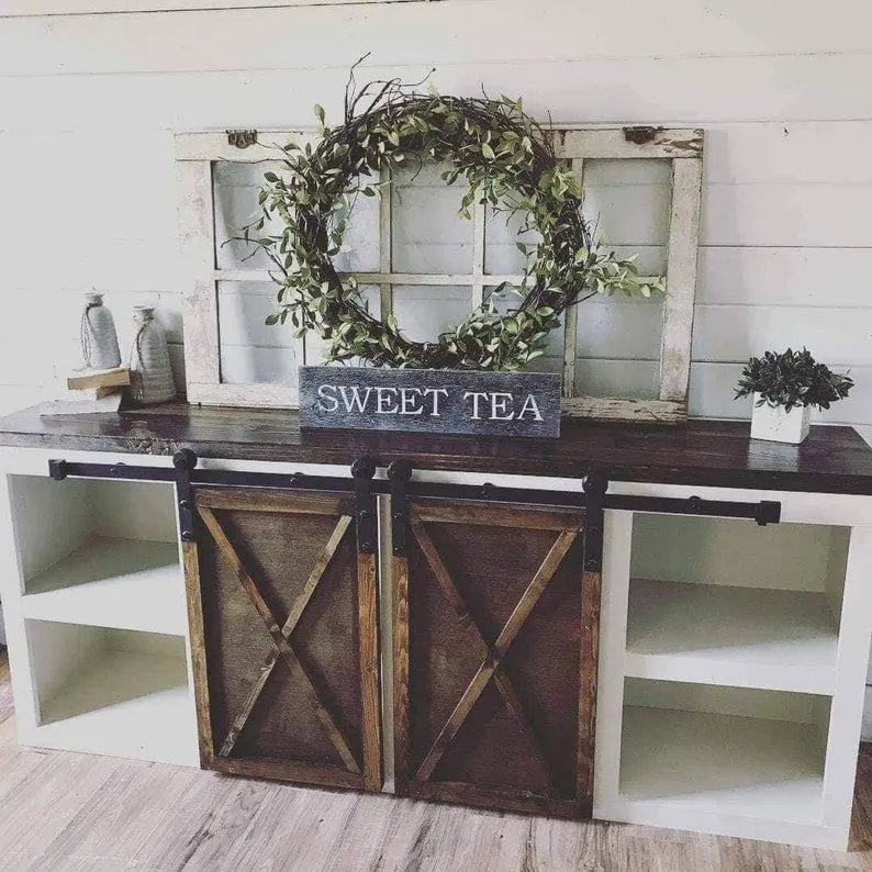 Anastasia Farmhouse entertainment console