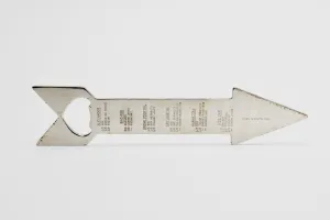 Arrow Bottle Opener with Cocktail Recipe
