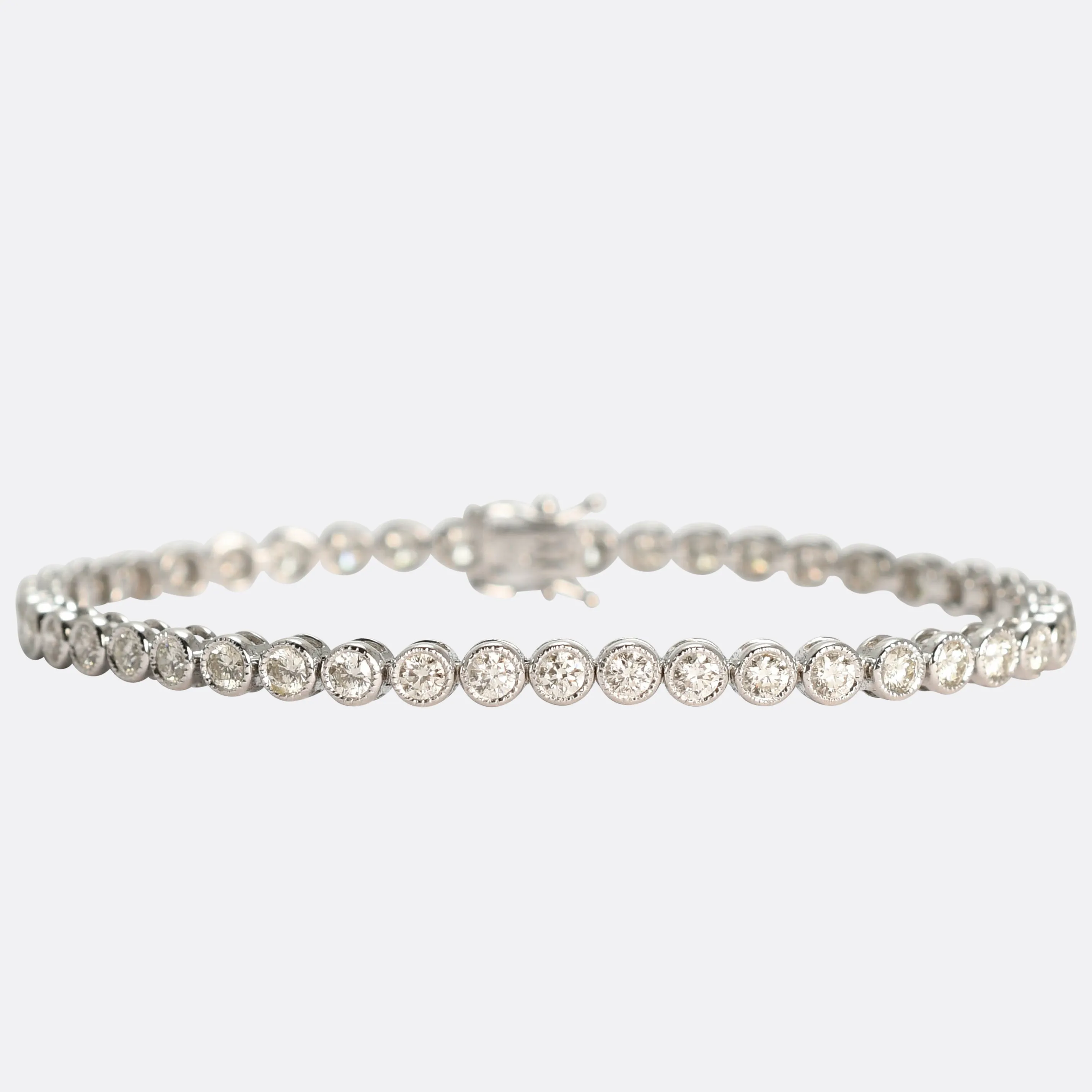 Art Deco 3.5ct Diamond Line Bracelet