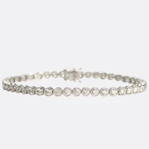 Art Deco 3.5ct Diamond Line Bracelet