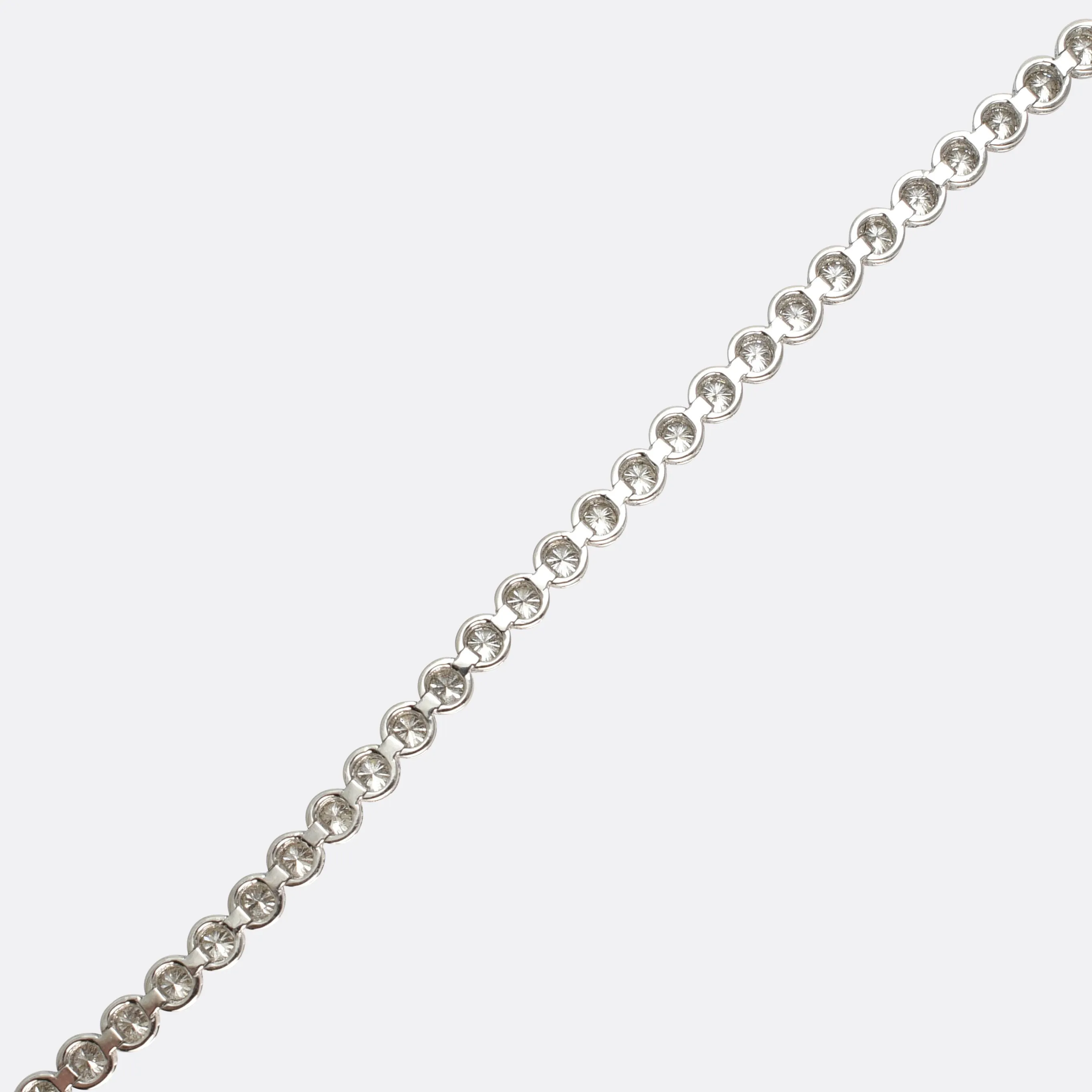 Art Deco 3.5ct Diamond Line Bracelet