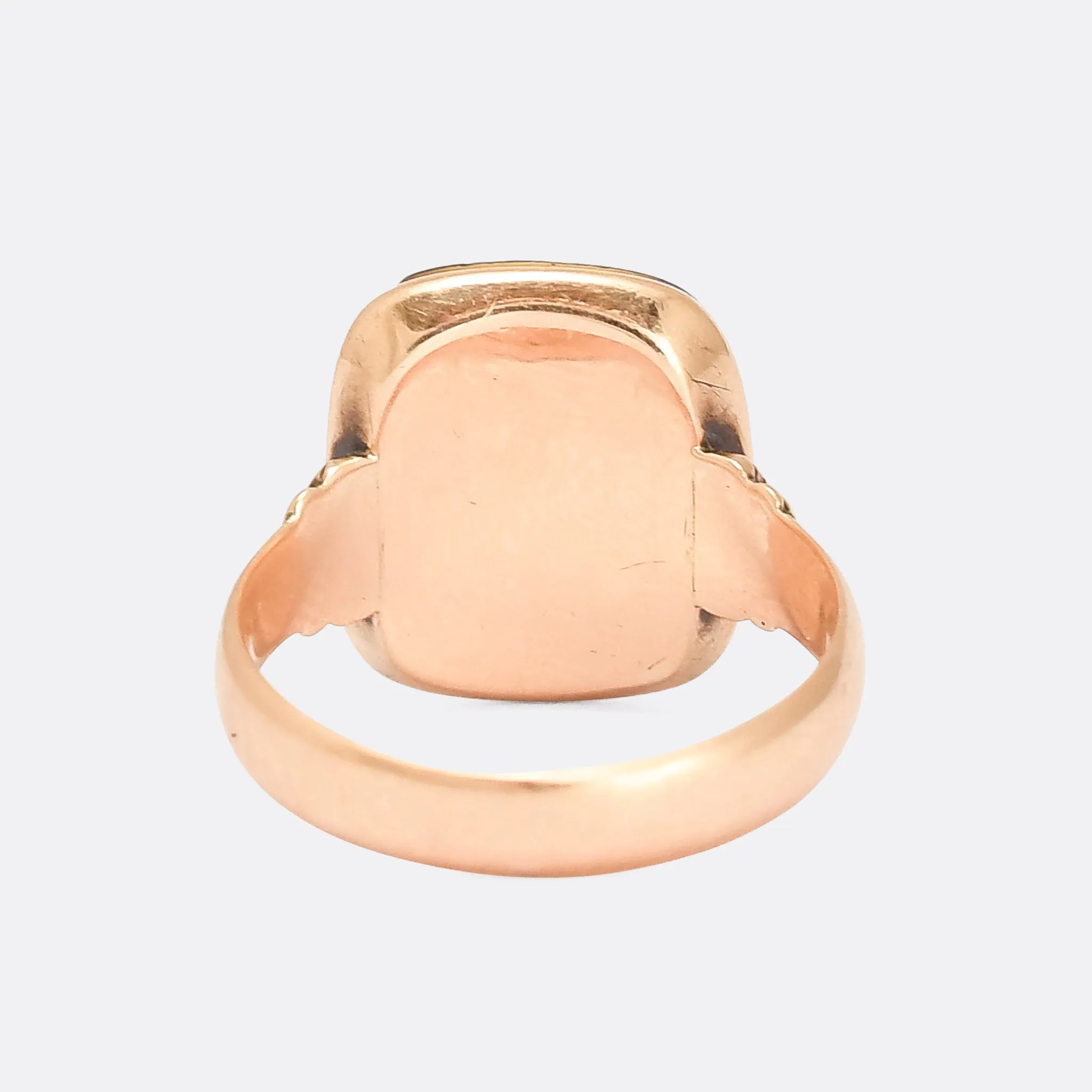 Art Deco Athena Cameo Signet Ring