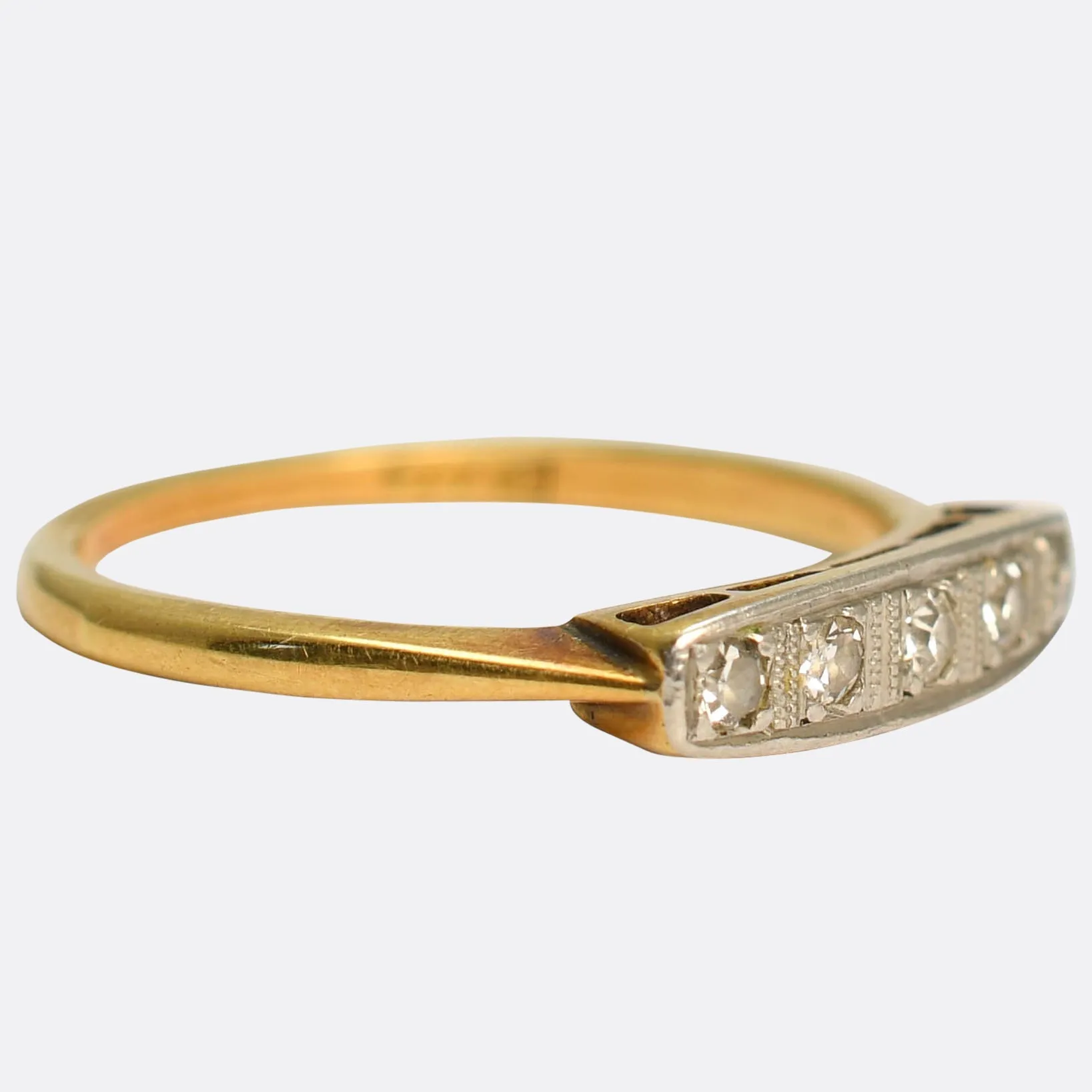Art Deco Diamond 5-Stone Ring