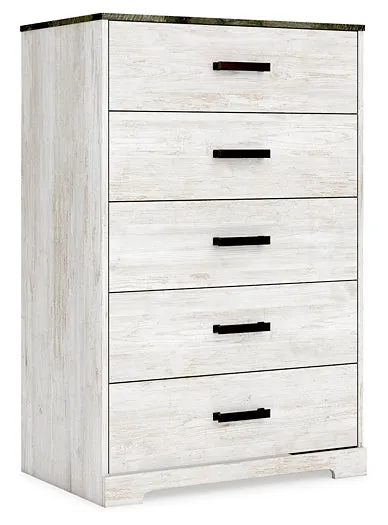 Ashley Express - Shawburn Queen Panel Headboard with Dresser, Chest and Nightstand