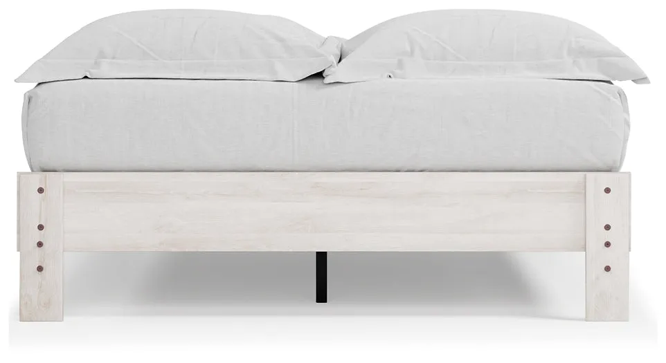 Ashley Express - Shawburn Queen Platform Bed with Dresser, Chest and Nightstand