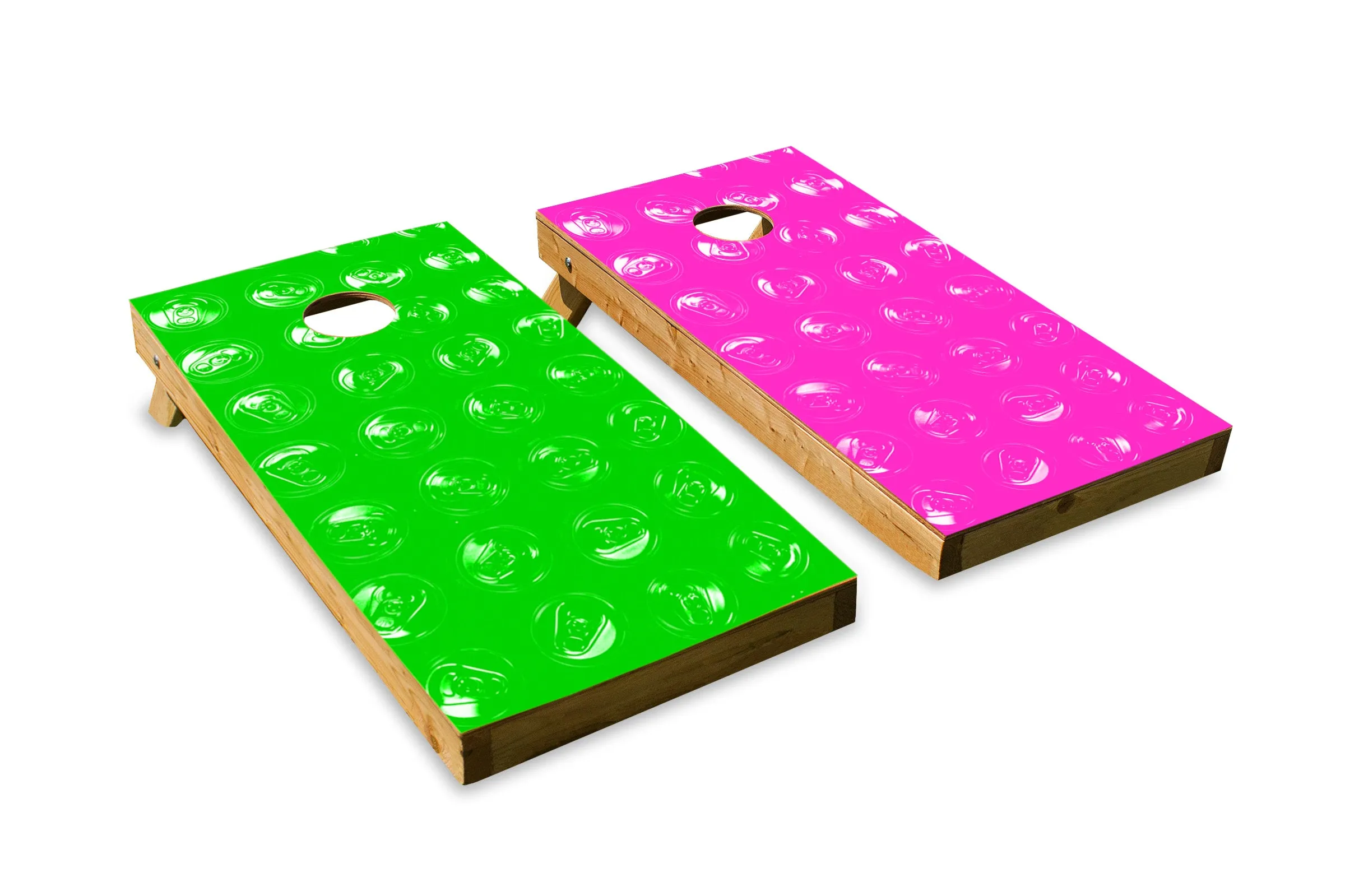 Beer Cans in Neon