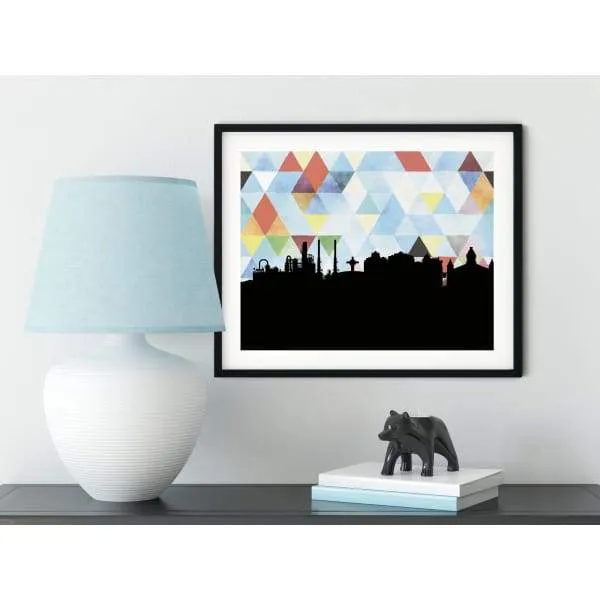 Blair, Nebraska geometric skyline