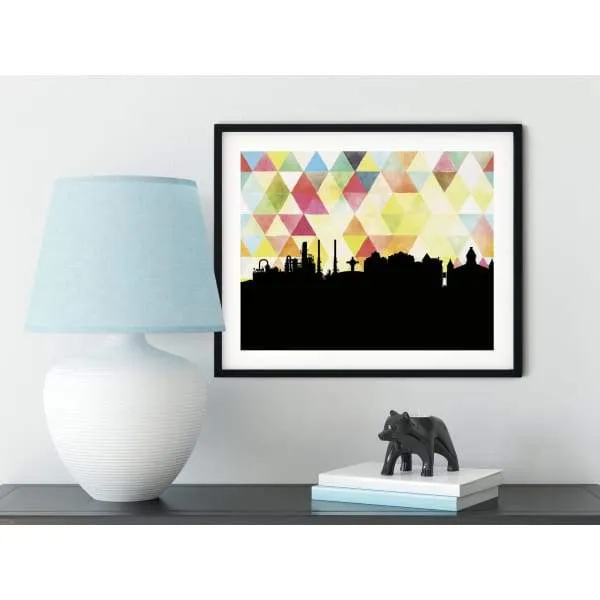 Blair, Nebraska geometric skyline