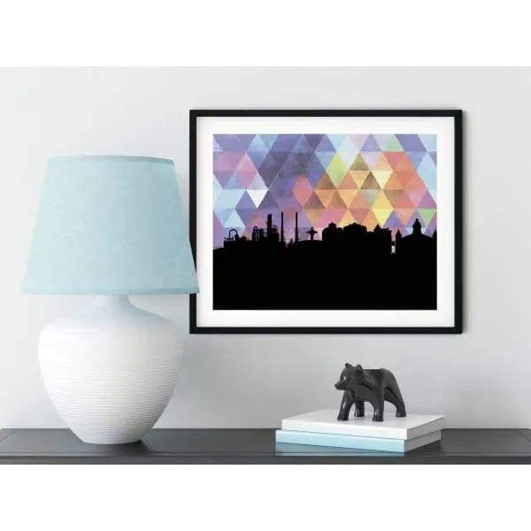 Blair, Nebraska geometric skyline