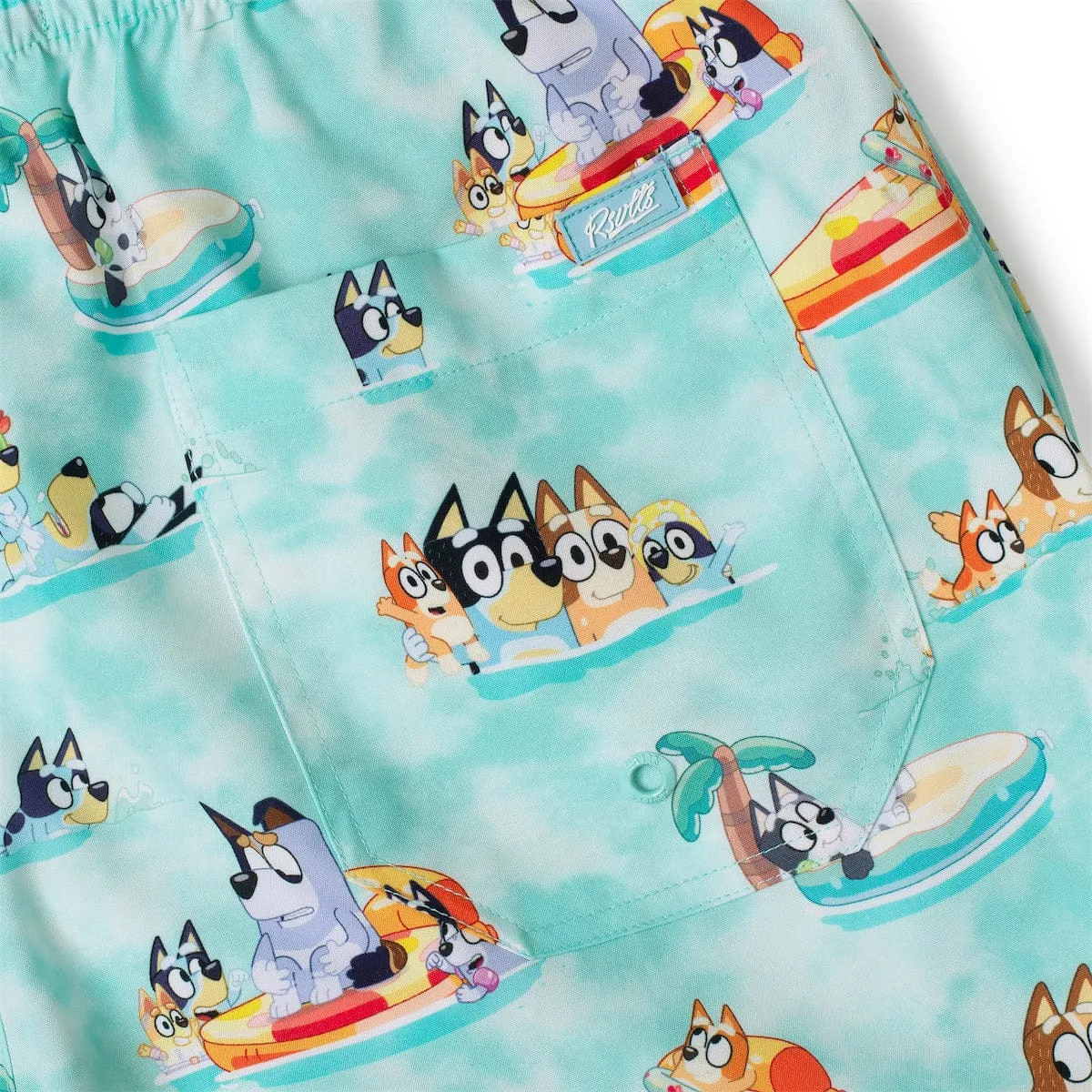 Bluey "Everybody in the Pool" – Hybrid Shorts