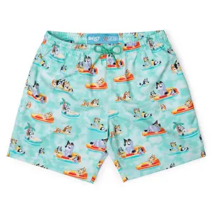 Bluey "Everybody in the Pool" – Hybrid Shorts