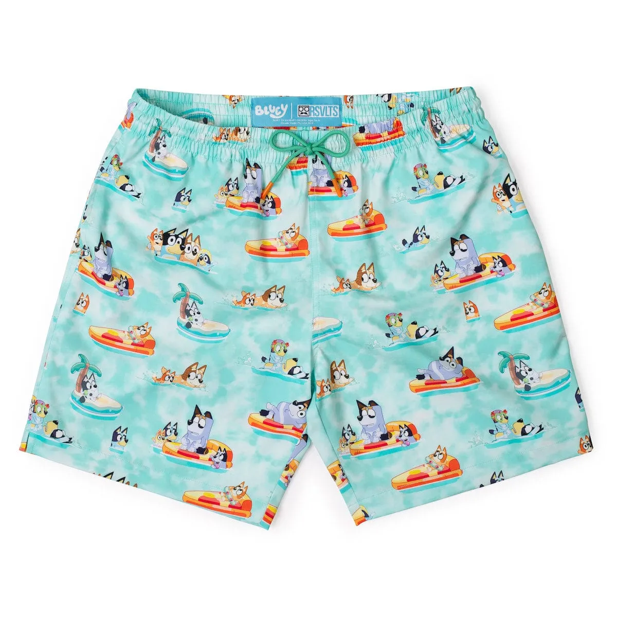 Bluey "Everybody in the Pool" – Hybrid Shorts