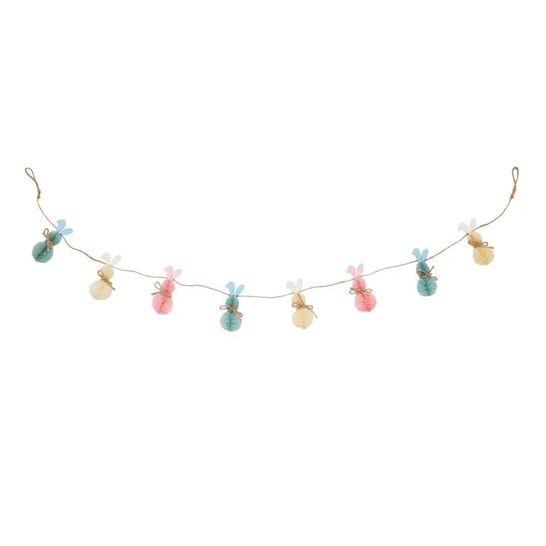 Bottle Brush Easter Garland