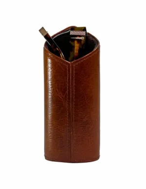 Brizard and Co. The Luxury Eyewear Stand - Antique Saddle Leather