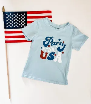 Brokedown Clothing Kid's Party in the USA Tee