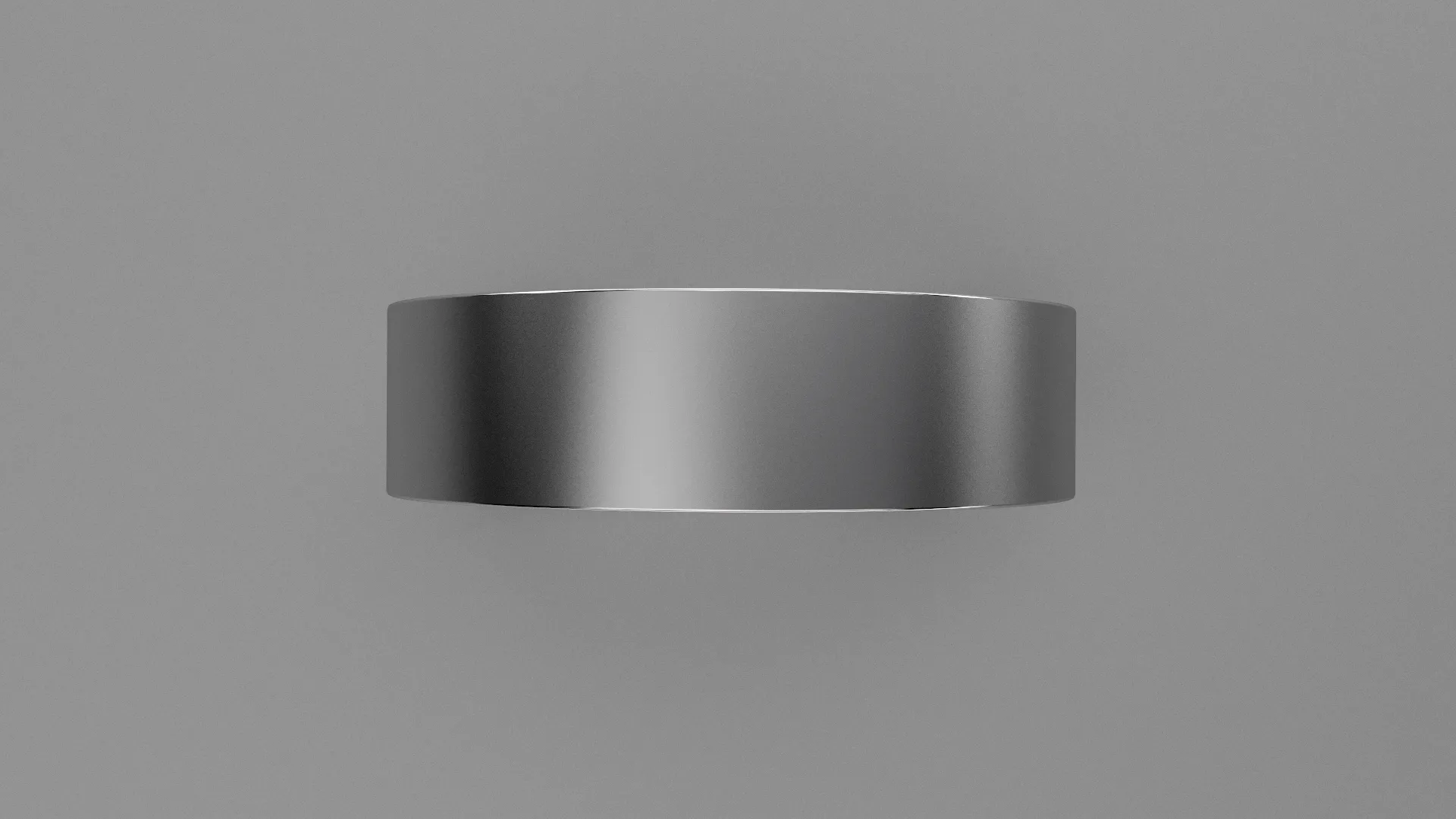 Brushed Sterling Silver 6mm Flat Wedding Band