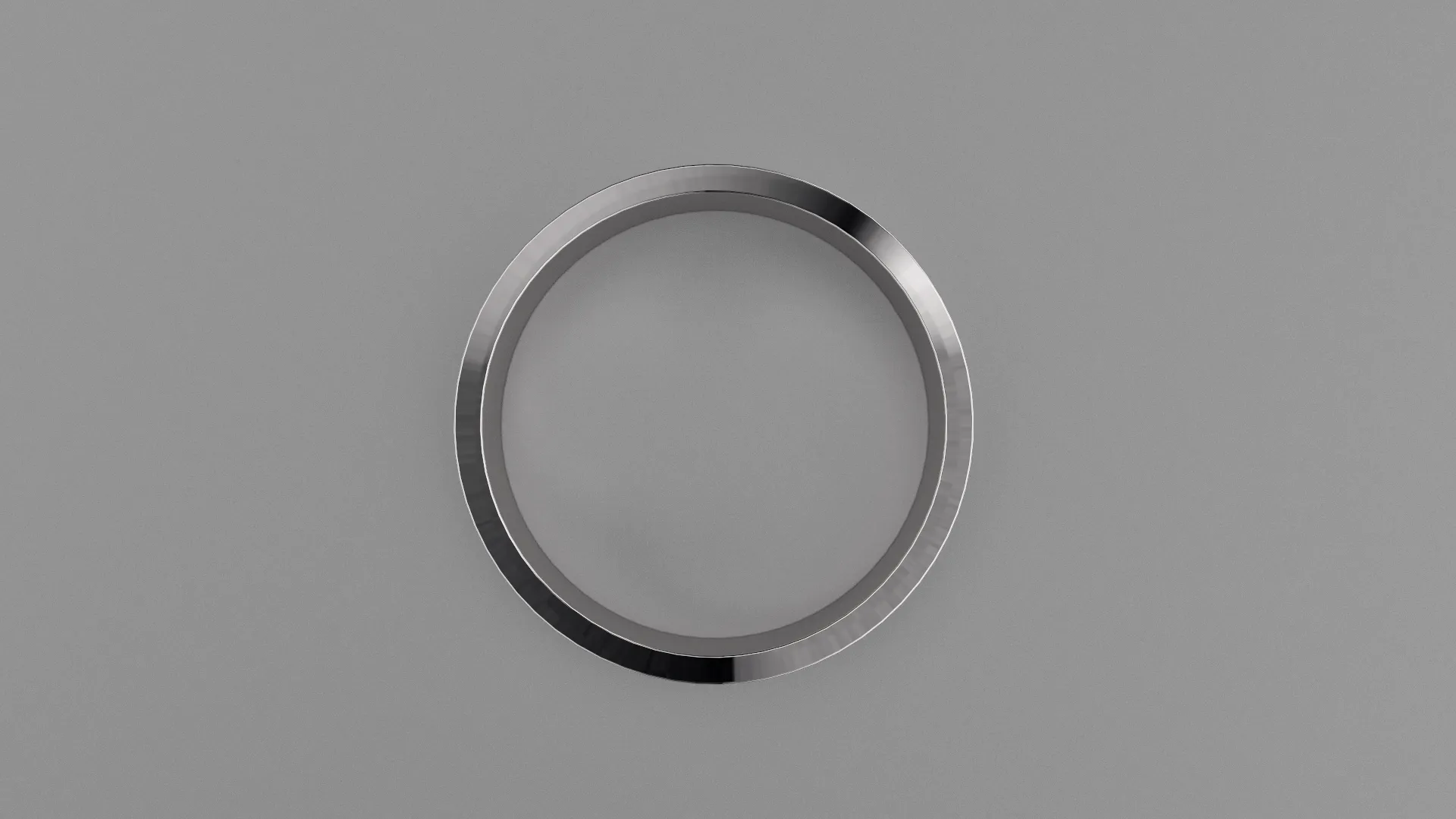 Brushed Sterling Silver 6mm Flat Wedding Band