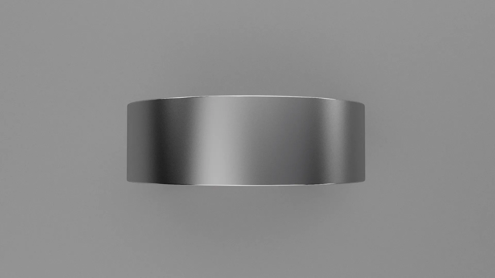 Brushed Sterling Silver 7mm Flat Wedding Band