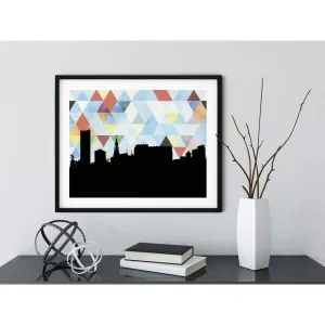 Cali, Colombia geometric skyline
