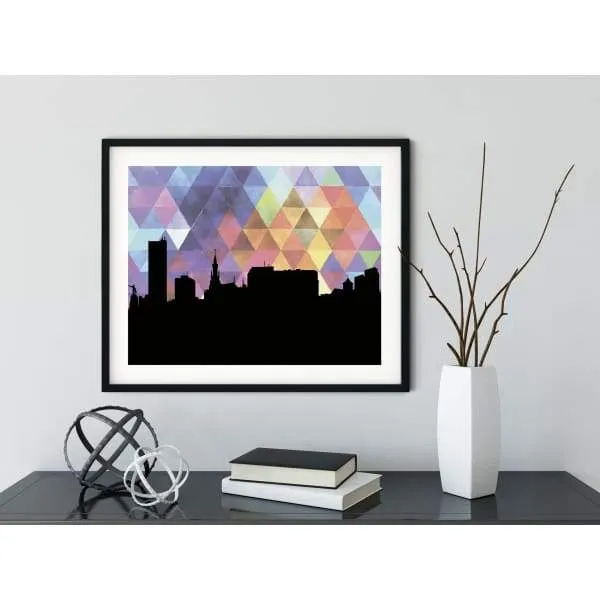Cali, Colombia geometric skyline