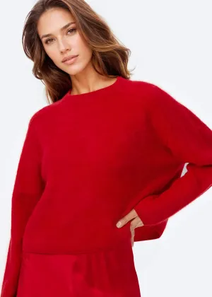 Cami NYC Niall Cashmere Sweater Cardinal