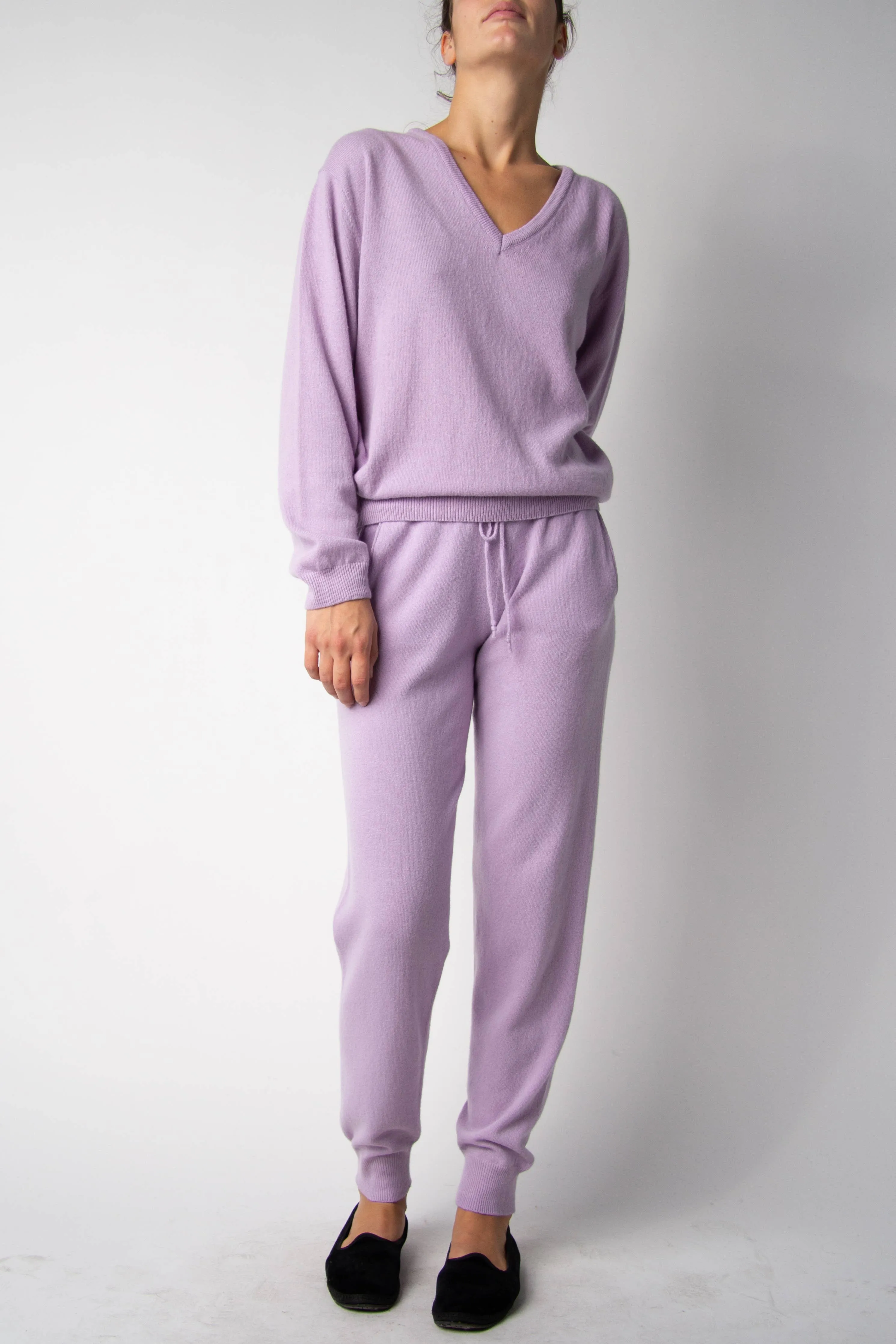Cashmere Mix V Neck Sweater