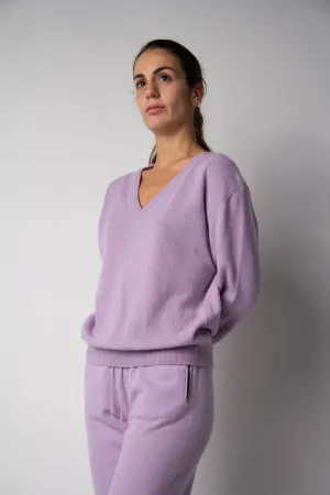 Cashmere Mix V Neck Sweater