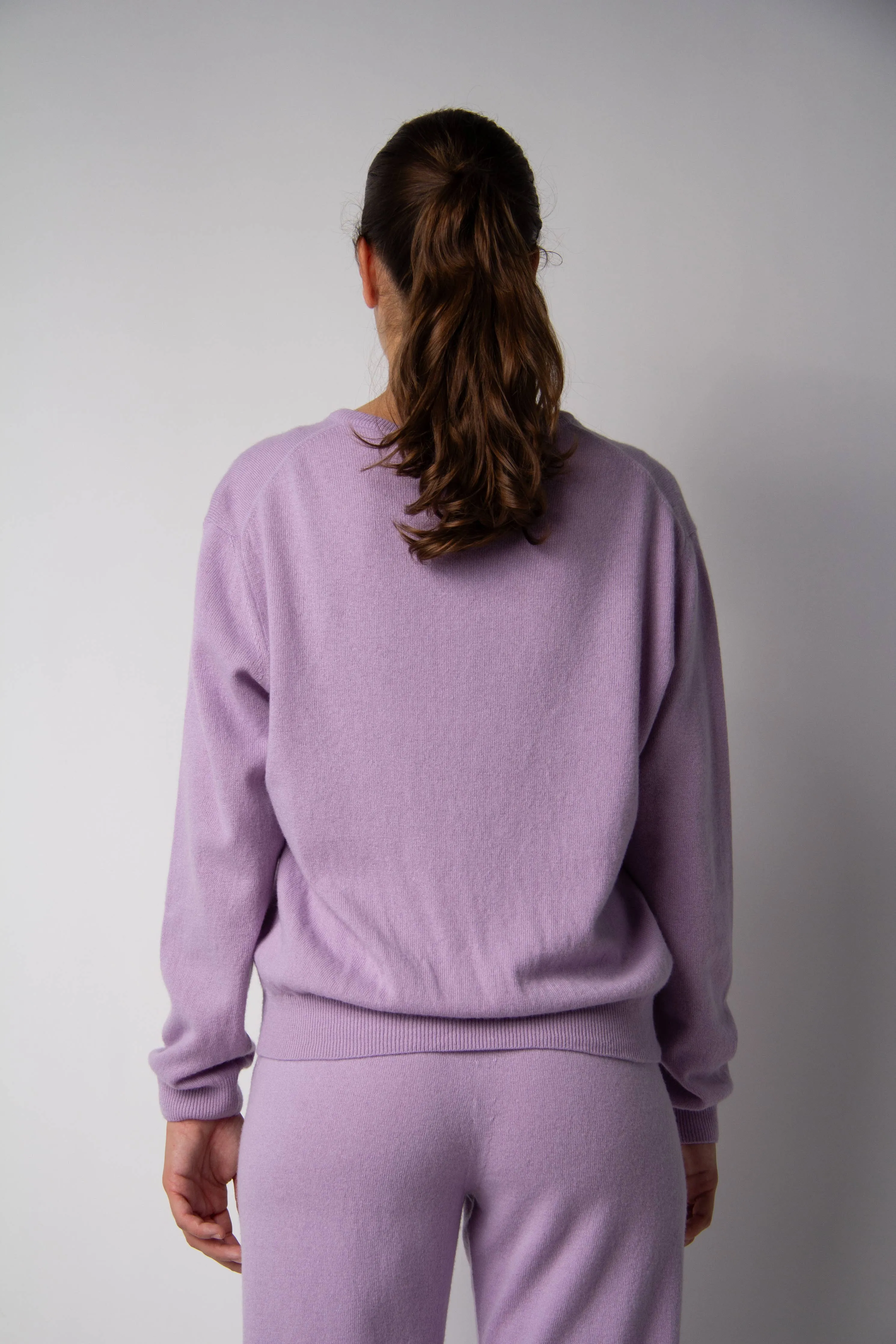 Cashmere Mix V Neck Sweater